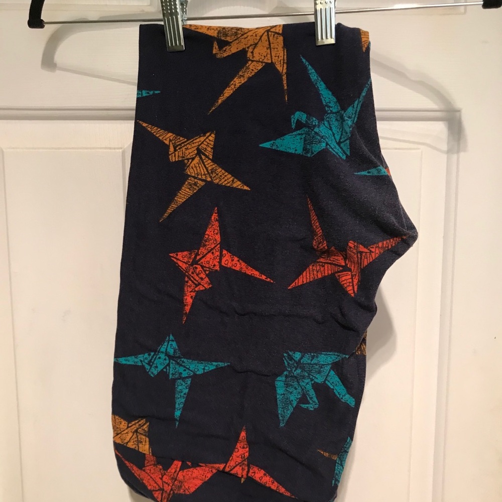 Origami Bird Lularoe Leggings TC